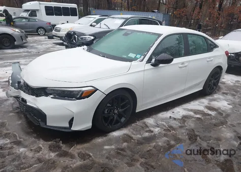 2025 Honda Civic Sport z USA, uszkodzony, nr VIN 2HGFE2F53SH549735